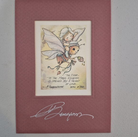 Jody Bergsma Gallery Art - 6 Vintage Signed and Matted Postcard Prints - Picture 9 of 14